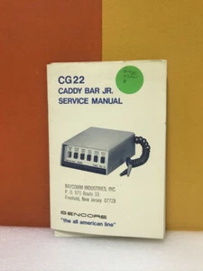 Sencore CG22 Caddy Bar Jr. Service Manual - Picture 1 of 2