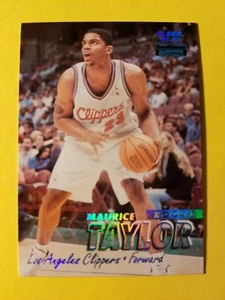 MAURICE TAYLOR (SP) RC TIFFANY TRADICIÓN VARIACIÓN #331 CLIPPERS 1997-98 FLEER - Imagen 1 de 3
