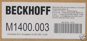 Módulo de E/S Beckhoff M1410 M1410.003 M1410003 **NUEVO EN CAJA** - Imagen 1 de 1
