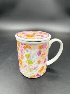 Disney Sea Tokyo Tinkerbell Frühling Karneval Teetasse Becher mit Deckel Blumen - Bild 1 von 7