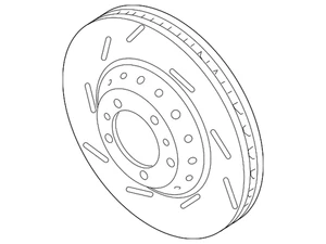 Genuine Porsche Rotor 298-615-301-B - Picture 1 of 2