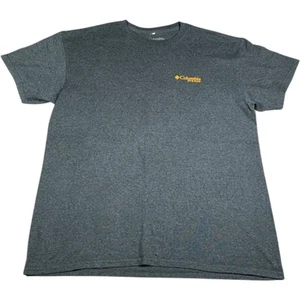 Columbia PHG T Shirt Uomo Grande Grigio Scuro Caccia Grafica Outdoor Performance - Foto 1 di 9
