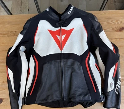 Dainese Tuono D-Air Leather Racing Motorcycle Jacket Size 54 | Like New - Image 1 of 4