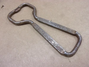 Vtg Antique Dr Pepper Drink A Bite To Eat Soda Pop Wire Bottle Opener At 10 2 &4 - Picture 1 of 8
