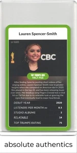 2022 Top Trumps Guide to Spotify Lauren Spencer-Smith - Bild 1 von 2