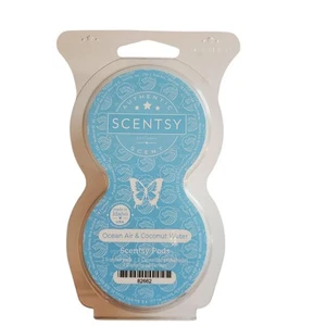 Scentsy Pods Ocean Air & Coconut Water Scent (1 Pack of 2 Pods) Retired NEW - Picture 1 of 3