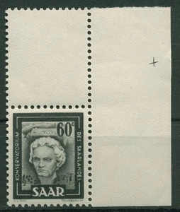 Sarre 1949 marca libre Beethoven con campo vacío 273 L esquina 2 nuevo - Imagen 1 de 1