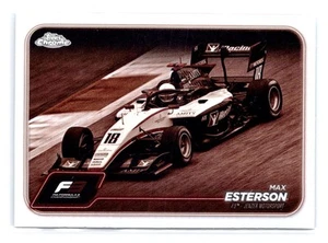 2024 Topps Chrome Formula 1 #131 Max Esterson Car Card Serpia - - Bild 1 von 2