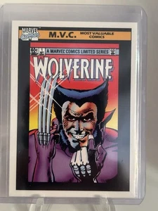 Wolverine #1 Marvel #133 Universe Serie 1 tarjeta; 1990 Impel Frank Miller - Imagen 1 de 2