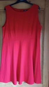 Heavy Red Jersey Dress 20 BHS - Picture 1 of 6