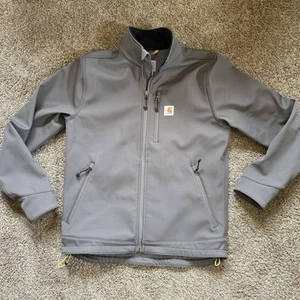 Carhartt Jacket Mens Rain Defender Relaxed Fit Soft Shell Gray Size M (0509M) - Picture 1 of 6
