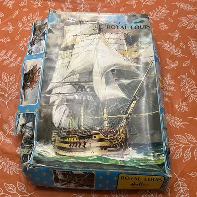 Винтажный 1968 Heller Royal Louis корабль лодка модель набор 910/892 трудно найти - Изображение 1 из 4