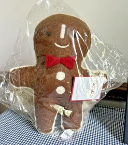 Pottery Barn Christmas Holiday Gingerbread pillow gift Birthday Disney kid party - Picture 1 of 24