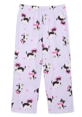 Girls' Size 8 Cats Pajama Lounge Pants Soft Fleece Christmas 🎄 ☃️ FREE SHIP - Image 1 of 4