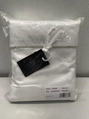 Juego de sábanas de satén italiano King Restoration Hardware blanco Foto 1 de 4