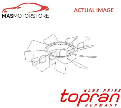 FAN WHEEL ENGINE COOLING TOPRAN 401 002 FOR MERCEDES-BENZ SPRINTER 4-T 2.9L,2.7L - Image 1 of 4