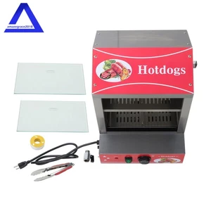 Commercial Hot Dog Steamer 27L Top Load Hut Steamer 2-Tier Electric Bun Warmer - Bild 1 von 18