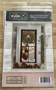 BUTTERMILK BASIN Design Co. A Peek From Santa Wool Appliqué Pattern - Picture 1 of 3