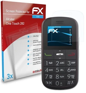 atFoliX 3x Protecteur d'écran pour Alcatel One Touch 282 clair - Photo 1 sur 9