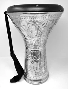 Tycoon Percussion Darbuka Doumbeck Aluminio martillado a mano con correa - Imagen 1 de 7