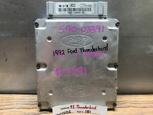 F2MF12A650JC Ford Thunderbird 1992-93 Engine Control Unit ECU Module 181 14D2 B2