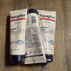 X3 Aquaphor Baby Healing Ointment Advanced Therapy 7oz EA Hypoallergenic 04/2025 - Picture 1 of 2