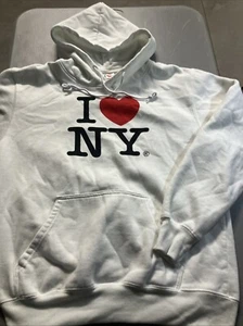 Felpa con cappuccio unisex I Love NY Love New York Heart Love NY New York piccola - Foto 1 di 7