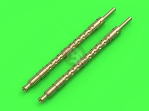 Master 1/72 MG 34 Machine Gun Barrels w/Drilled Cooling Jacket (2 pcs) GM-72-024 - Picture 1 of 1