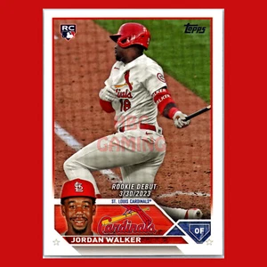 Rookie Baseball Card | US122 Jordan Walker RC Rookie Debut | 2023 Topps Update - Picture 1 of 2