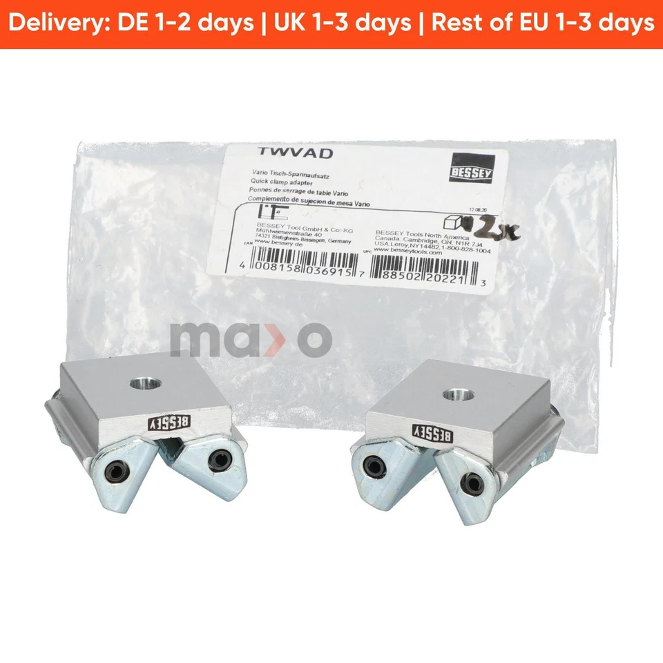 Bessey TWVAD Quick Clamp Adapter New NFP (2pcs) - Image 1 of 4