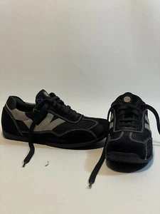 Footprints Birkenstock Oxford Bowling Style Mens Shoes Gray Leather Suede EU 39 - Picture 1 of 10