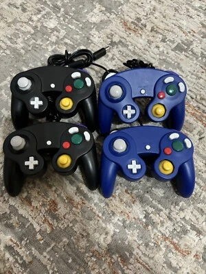Nintendo Gamecube Joystick - Black and Blue - Image 1 of 4