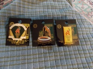 Insignia PINBACK ATLANTA OLÍMPICA 1996 día 1 lote de 3 coleccionistas en muy buen estado! - Imagen 1 de 2