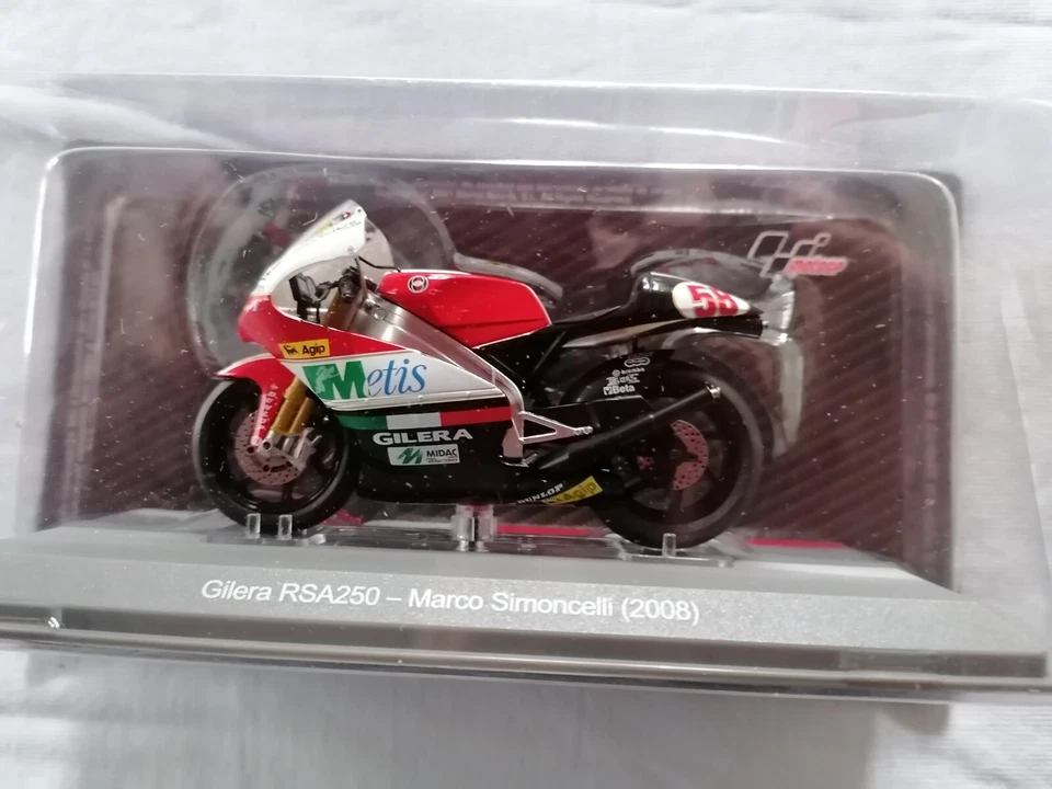altaya moto gp 1/18 SIMONCELLI gilera 250 - Photo 1/1