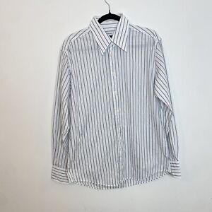 Camicia Versace collection 16 1/2 42 uomo bianca nera con cavo cotone ottime condizioni