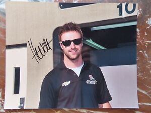 Signed Autographed 8 x 10 Photo Indy 500 Race Car Driver James Hinchcliffe CU