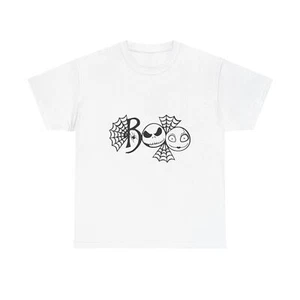 Nightmare Before Christmas Boo Unisex Heavy Cotton Tee - Picture 1 of 21