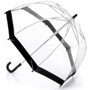 Fulton Funbrella Birdcage - Black - Clear Umbrellas for Children - Picture 1 of 3