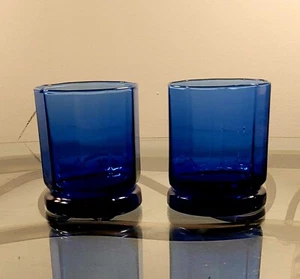 Kobaltblau Anchor Hocking 2 On The Rocks Trinkbecher 8 0,oz - Bild 1 von 5
