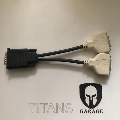 Dell H9361 Single DMS-59 to Dual DVI Splitter Y Cable - Image 1 of 4