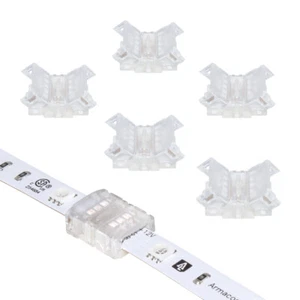 WireGrip 4 Pin RGB LED Strip Light Tape to Tape Splice Connectors 6pk - Picture 1 of 3
