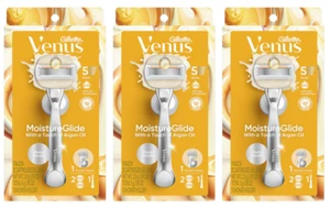 Venus MoistureGlide 5-Blade-1 Razor 2 Refill each-3 Pack=3 Holders, 6 Cartridges - Picture 1 of 2