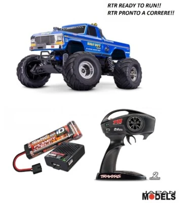 TRAXXAS BIGFOOT HD 2WD 1:10 MONSTER TRUCK XL-5 TQ 2.4GHZ RC RTR TXX36234-8 - Immagine 1 di 4