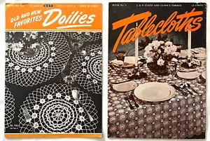 1940's Crochet Patterns Books Old & New Favorites Doilies & Tablecloths Filet + - Picture 1 of 24