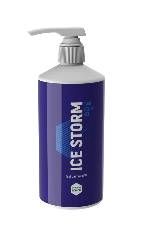 Ice Storm Gel Pump - 6 Hour Muscle Pain Relief Active Cooling Menthol & Arnica
