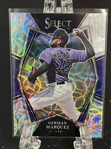 GERMAN MARQUEZ-----2022 PANINI-----SELECT-----PREMIER LEVEL----PRIZM----ROCKIES - Bild 1 von 2
