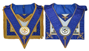 masonic regalia-LONDON GRAND RANK (LGR) DRESS/UNDRESS APRON & COLLAR AND GLOVES - Picture 1 of 6