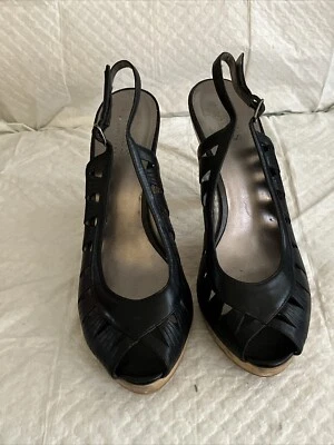 Mujeres Guess Zapatos de Vestir con Cordones Color Negro Talla (9.5) Artículo de Regreso a la Escuela Foto 1 de 4