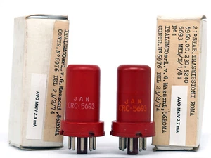 ONE 5693/6SJ7 RCA NOS Röhre Ventillampe TSF Ventil Ventil Ventil - Bild 1 von 2