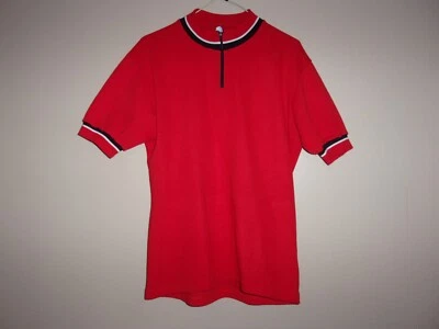 Maillot Cycliste ancien TANIT taille 5 Acrylique laine Jerzey -3 poches arrière. - Photo 1/4